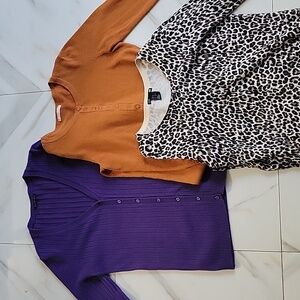 3 cardigans